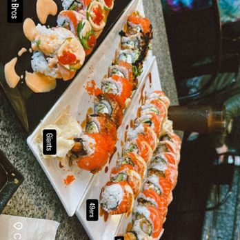 Cha Cha Sushi - Rolls are named in pic - Sushi Bars Near Me - San Jose, California