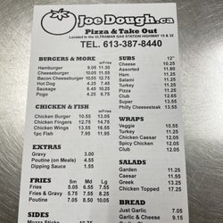 Joe Dough Pizza Take Out