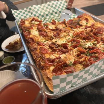 Pizzasaurus Rex - Potato pizza, and we added pepperoni! - Pizza Near Me - Sacramento, California