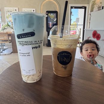The Bep Teahouse - Magical Milk  tea is fire along with the crème brûlée coffee - Coffee & Tea Near Me - Houston, Texas