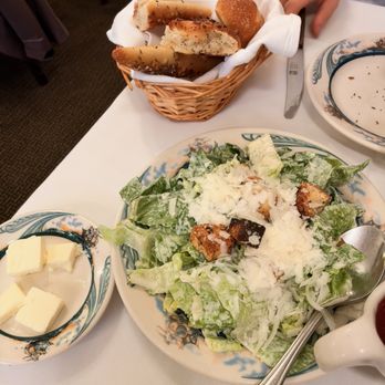 Peter Luger Steak House - Caesar Salad, free bread and butter - Steakhouses Near Me - Great Neck, New York Peter Luger Steak House - Caesar Salad, free bread and butter - Steakhouses Near Me - Great Neck, New York