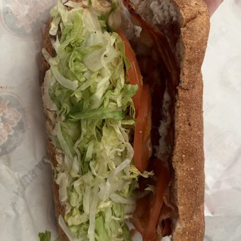 Jersey Mike's Subs - Chicken #26 Bacon Ranch Chicken Cheese Steak. It was ok. Wouldn't get again. - Sandwiches Near Me - Santee, California Jersey Mike's Subs - Chicken #26 Bacon Ranch Chicken Cheese Steak. It was ok. Wouldn't get again. - Sandwiches Near Me - Santee, California