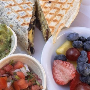 Aroma Coffee & Tea - Aroma Wrap and side of fruit - Coffee & Tea Near Me - Studio City, California