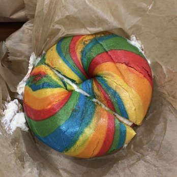 Liberty Bagels - Rainbow Bagel - Bagels Near Me - Elmhurst, New York