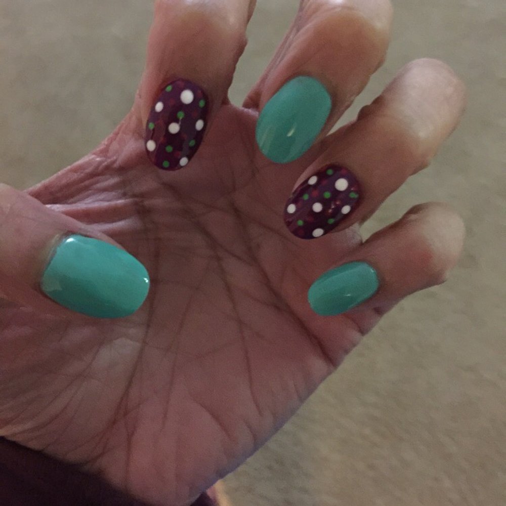 Nail Zone - Polka dot design - Nail Salons Near Me - Jacksonville, Florida Nail Zone - Polka dot design - Nail Salons Near Me - Jacksonville, Florida