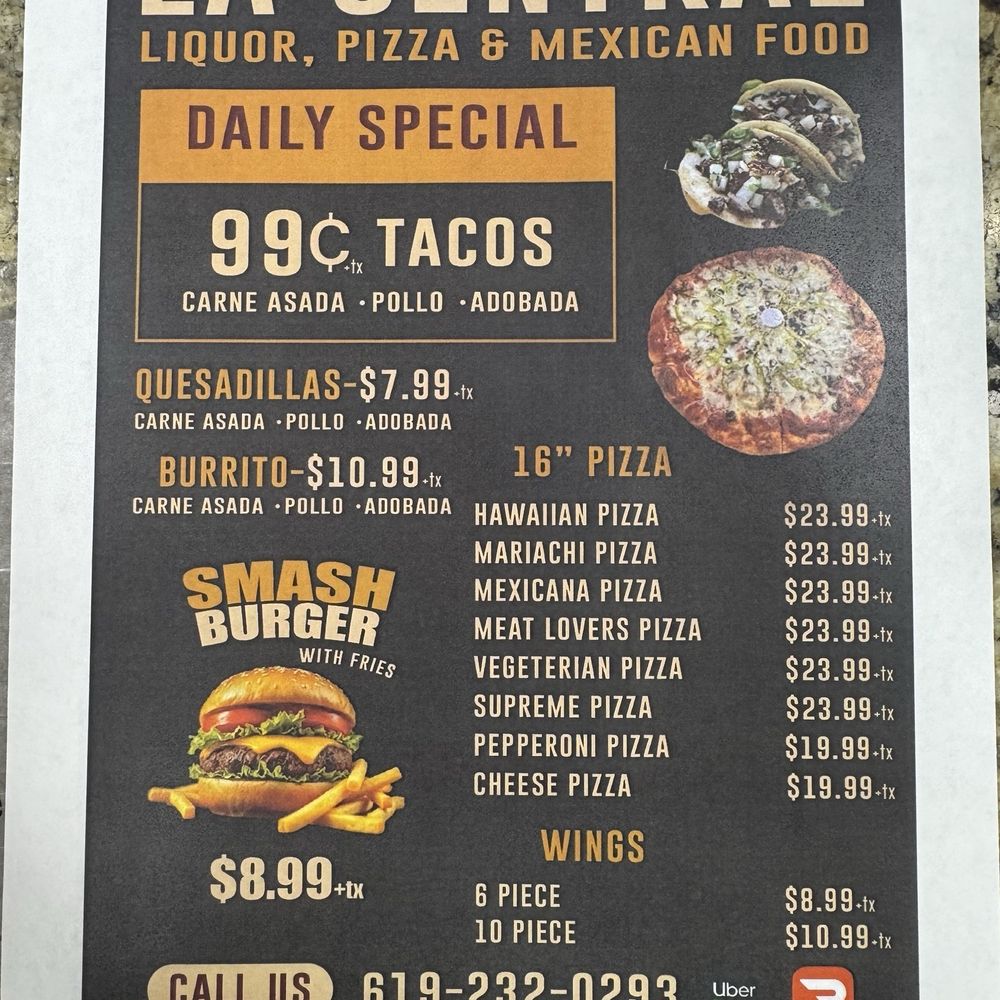 La Central Market - Menu - Convenience Stores Near Me - San Diego, California