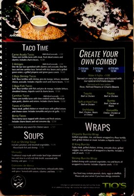 Menu photo 2 Tio's Mexican Restaurant Cleveland, MS Menu photo 2 Tio's Mexican Restaurant Cleveland, MS
