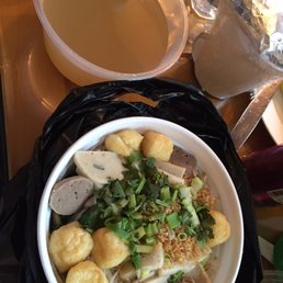 Bowl of vermicelli: 3 choices of meat, veggies, plus garlic and cilantro with chicken soup...yummmm Bowl of vermicelli: 3 choices of meat, veggies, plus garlic and cilantro with chicken soup...yummmm