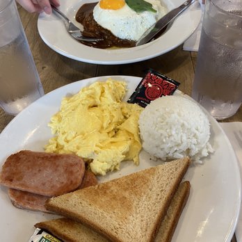 Aloha Kitchen - Ono Eggs with spam and Wagyu Loco. - Breakfast & Brunch Near Me - Honolulu, Hawaii
