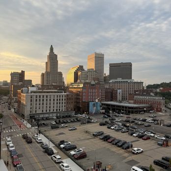 Blu Violet Rooftop Bar - Providence view from aloft bar balcony - Tapas/Small Plates Near Me - Providence, Rhode Island