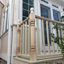 Abracadabra Contracting Services - Victorian Deck Build; paint and finishes coming in Spring when weather breaks