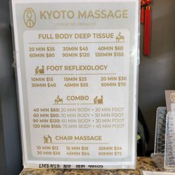 Kyoto Massage - As of August 2022
