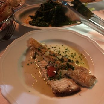 Carbone - Dover Picatta and Broccolini - New American Near Me - Miami, Florida