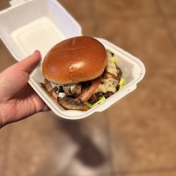 Fresh Press Burger Parlor - Mushroom Burger