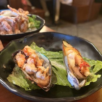 EAT'S SUSHI - BAKED GREEN MUSSEL(2PCS) - Sushi Bars Near Me - Costa Mesa, California EAT'S SUSHI - BAKED GREEN MUSSEL(2PCS) - Sushi Bars Near Me - Costa Mesa, California