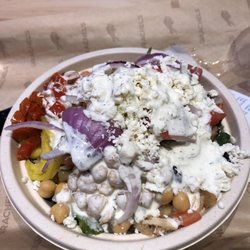 Rachel's Mediterranean Grill - Chicken Shawarma bowl