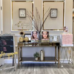Envy Lash - Display in waiting area.