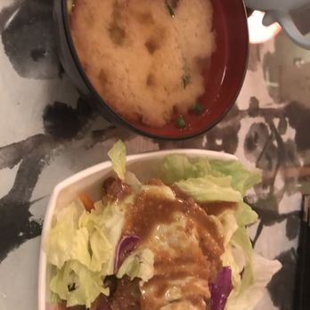 Origami - Complimentary miso soup and salad - Japanese Near Me - Los Alamos, New Mexico Origami - Complimentary miso soup and salad - Japanese Near Me - Los Alamos, New Mexico