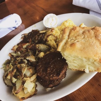 Ria's Bluebird - Soysage Early Bird Special Buttermilk Pancakes Skillet Potato - Southern Near Me - Atlanta, Georgia Ria's Bluebird - Soysage Early Bird Special Buttermilk Pancakes Skillet Potato - Southern Near Me - Atlanta, Georgia