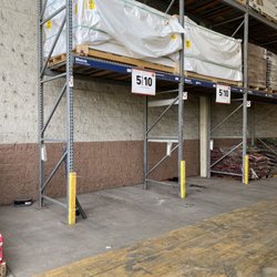 Lowe's Home Improvement - Empty bays. My husband had to go into the parking lot again just to grab products he needed.