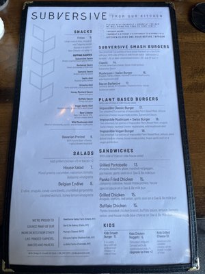 Menu photo 6 Subversive Malting + Brewing Catskill, NY