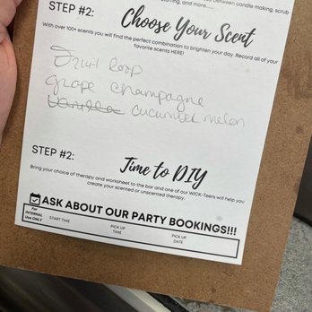 Wick Therapy Candle - Customization slip - Candle Stores Near Me - Beavercreek, Ohio Wick Therapy Candle - Customization slip - Candle Stores Near Me - Beavercreek, Ohio