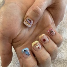 My UV Color Gel Manicure for the vocation. The first nail broke 6 weeks later! Love it!