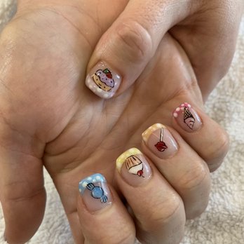 JJ Nails & Spa - My UV Color Gel Manicure for the vocation. The first nail broke 6 weeks later! Love it! - Nail Salons Near Me - Long Beach, New York