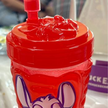Chuck E. Cheese - Collectable Cup with a bendy straw that's now my daughter's favorite! - Arcades Near Me - Elk Grove, California
