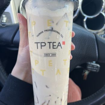 TP Tea - Tie Guan Yin Milk Tea with QQ noodles - Bubble Tea Near Me - Cupertino, California TP Tea - Tie Guan Yin Milk Tea with QQ noodles - Bubble Tea Near Me - Cupertino, California