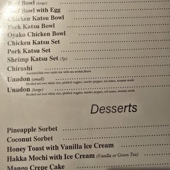 Ginza - Menu - Izakaya Near Me - Las Vegas, Nevada