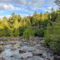 Harrison's Pierce Pond Camps - Take a walk down to the stream and the Appalachian Trail Crossing when you are at Harrison's Pierce Pond Camps!