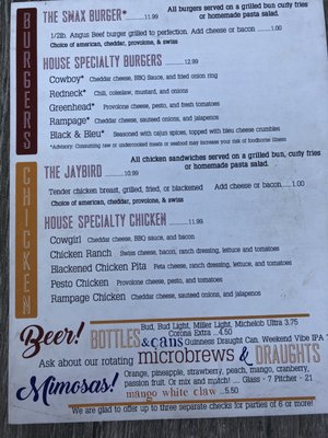 Menu photo 3 SmacNally's Ocracoke, NC