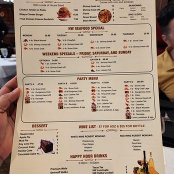 HW Seafood Steakhouse - Menu - Steakhouses Near Me - Edinburg, Texas HW Seafood Steakhouse - Menu - Steakhouses Near Me - Edinburg, Texas