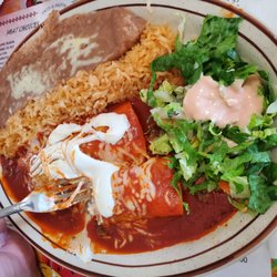 Tacos Al Pastor - Enchilada plate