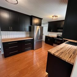 Bryan Ganzer Construction - Kitchen remodel new cabinets, back splash and counter tops