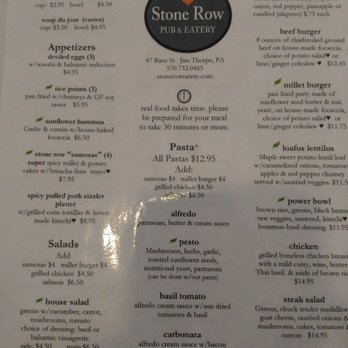 Stone Row Pub & Eatery - New American Near Me - Jim Thorpe, Pennsylvania Stone Row Pub & Eatery - New American Near Me - Jim Thorpe, Pennsylvania