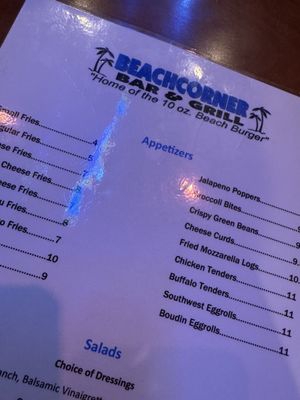 Menu photo 1 Beachcorner Bar & Grill New Orleans, LA