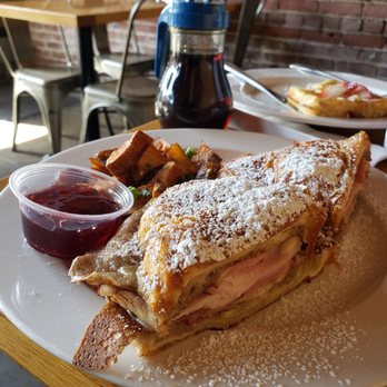 The Peach Cafe - Monte Cristo sandwich - New American Near Me - Monrovia, California The Peach Cafe - Monte Cristo sandwich - New American Near Me - Monrovia, California