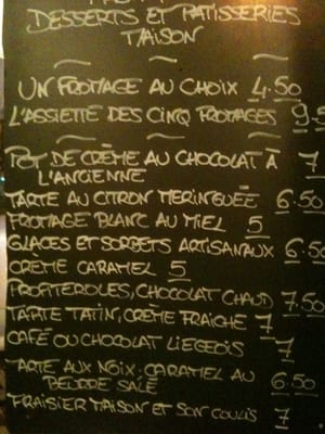 Menu photo 1 La Comète Paris, 75 Menu photo 1 La Comète Paris, 75