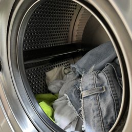 Says fits 2 loads but those are tiny loads and the amount of clothes i threw in here wouldnt even be a med size load in any other machine