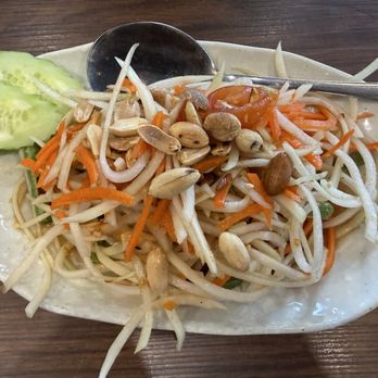 Zab Bite - Papaya salad without fried shrimp - Thai Near Me - Vancouver, British Columbia Zab Bite - Papaya salad without fried shrimp - Thai Near Me - Vancouver, British Columbia