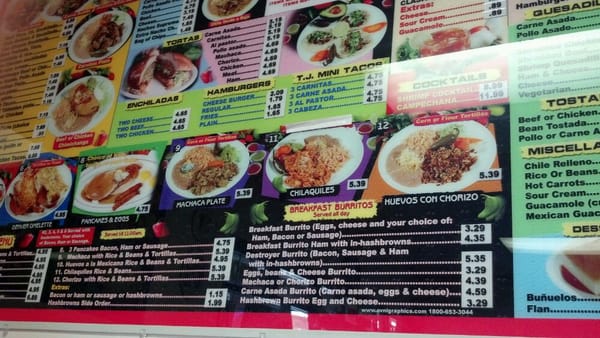 Menu photo 8 Estrada's Mexican Food Santee, CA Menu photo 8 Estrada's Mexican Food Santee, CA