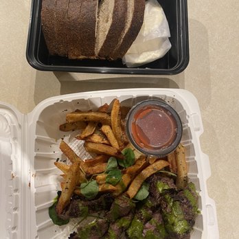 Hickory & Ash - Hanger Steak Frites and bread - Steakhouses Near Me - Broomfield, Colorado Hickory & Ash - Hanger Steak Frites and bread - Steakhouses Near Me - Broomfield, Colorado