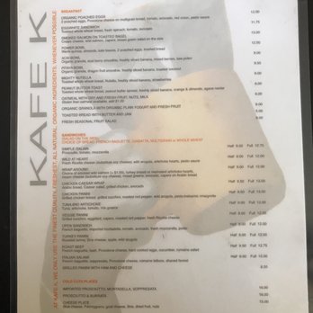 Kafe K - Breakfast / Sandwiches / cold cuts - Breakfast & Brunch Near Me - Santa Monica, California Kafe K - Breakfast / Sandwiches / cold cuts - Breakfast & Brunch Near Me - Santa Monica, California