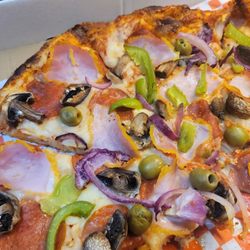 Coppa's Fresh Market - Veggie pizza with all meat