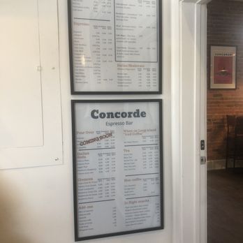 Concorde Espresso Bar - Menu - Coffee & Tea Near Me - Wilmington, North Carolina Concorde Espresso Bar - Menu - Coffee & Tea Near Me - Wilmington, North Carolina
