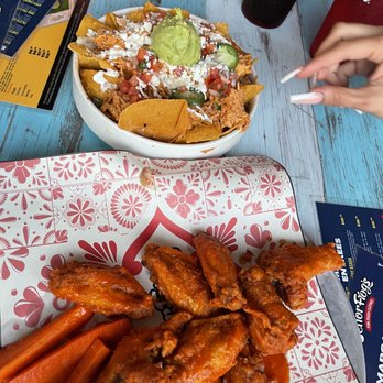Senor Frog's - Wings and pulled chicken nachos - Mexican Near Me - Myrtle Beach, South Carolina Senor Frog's - Wings and pulled chicken nachos - Mexican Near Me - Myrtle Beach, South Carolina