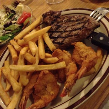 Shrimp House - Surf and turf plate, medium rare steak. Highly recommend - Seafood Near Me - Arcadia, California Shrimp House - Surf and turf plate, medium rare steak. Highly recommend - Seafood Near Me - Arcadia, California