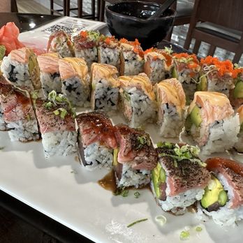 Volcano Sushi Bar & Hibachi - Tataki roll, okc roll, and thunder roll - Sushi Bars Near Me - Norman, Oklahoma Volcano Sushi Bar & Hibachi - Tataki roll, okc roll, and thunder roll - Sushi Bars Near Me - Norman, Oklahoma
